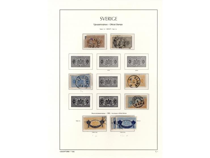 1855/1936, fast ausschließlich gestempelte Sammlung mit u.a. Mi.-Nr. 1-5, 6, 13, 144-58, 159-73 etc., Klassik teils repariert