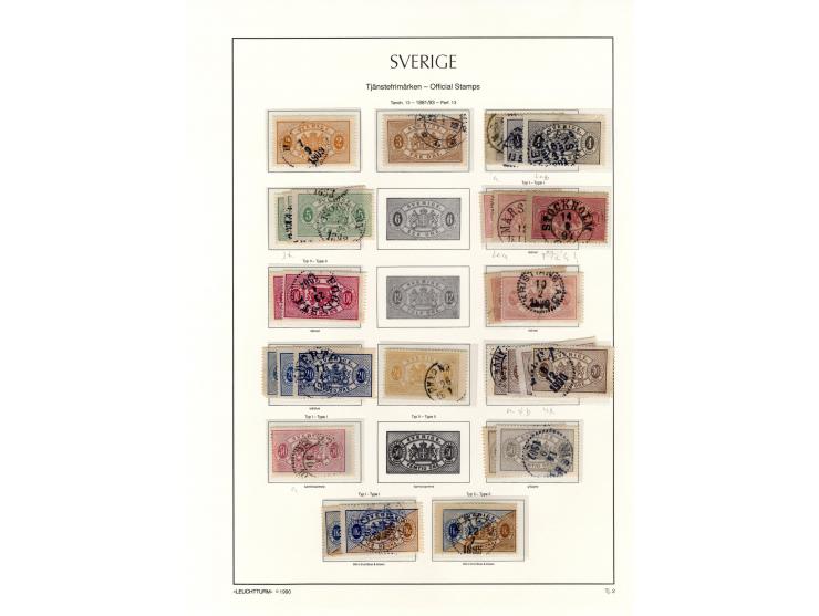 1855/1936, fast ausschließlich gestempelte Sammlung mit u.a. Mi.-Nr. 1-5, 6, 13, 144-58, 159-73 etc., Klassik teils repariert
