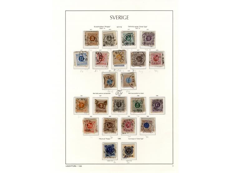 1855/1936, fast ausschließlich gestempelte Sammlung mit u.a. Mi.-Nr. 1-5, 6, 13, 144-58, 159-73 etc., Klassik teils repariert