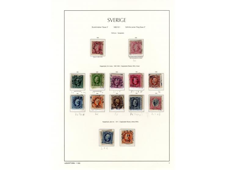 1855/1936, fast ausschließlich gestempelte Sammlung mit u.a. Mi.-Nr. 1-5, 6, 13, 144-58, 159-73 etc., Klassik teils repariert