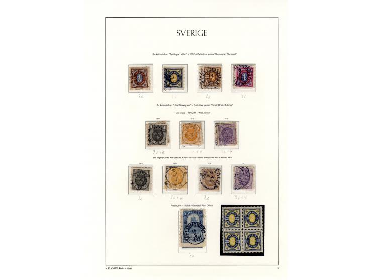 1855/1936, fast ausschließlich gestempelte Sammlung mit u.a. Mi.-Nr. 1-5, 6, 13, 144-58, 159-73 etc., Klassik teils repariert