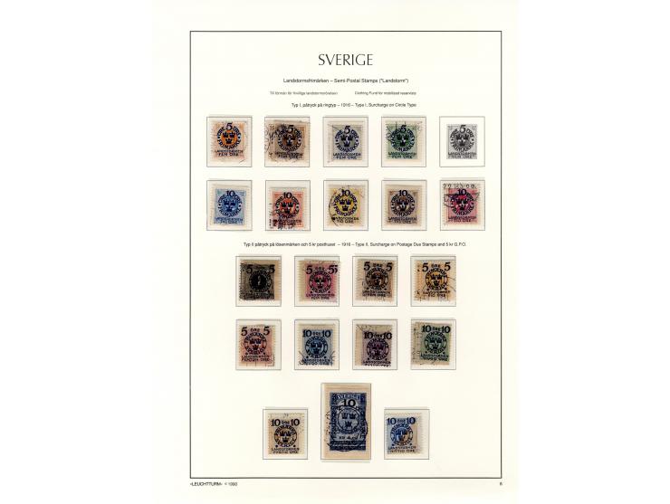1855/1936, fast ausschließlich gestempelte Sammlung mit u.a. Mi.-Nr. 1-5, 6, 13, 144-58, 159-73 etc., Klassik teils repariert