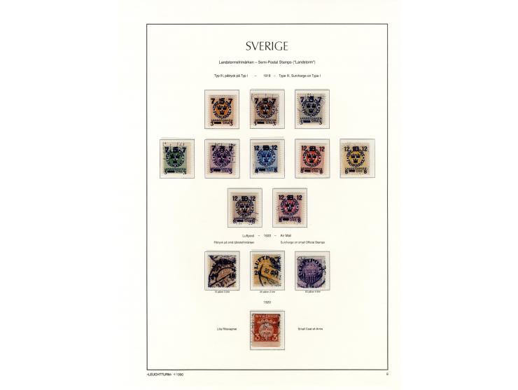 1855/1936, fast ausschließlich gestempelte Sammlung mit u.a. Mi.-Nr. 1-5, 6, 13, 144-58, 159-73 etc., Klassik teils repariert