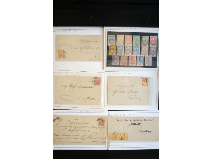 1871/1980 (ca.), postfrischer, ungebrauchter und gestempelter Bestand mit u.a. Mi.-Nr. 1 (1 ungebraucht, 7 gestempelt), 2 (3 
