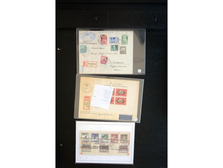 1871/1980 (ca.), postfrischer, ungebrauchter und gestempelter Bestand mit u.a. Mi.-Nr. 1 (1 ungebraucht, 7 gestempelt), 2 (3 