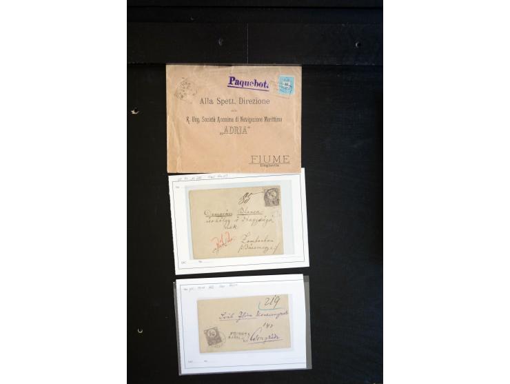 1871/1980 (ca.), postfrischer, ungebrauchter und gestempelter Bestand mit u.a. Mi.-Nr. 1 (1 ungebraucht, 7 gestempelt), 2 (3 