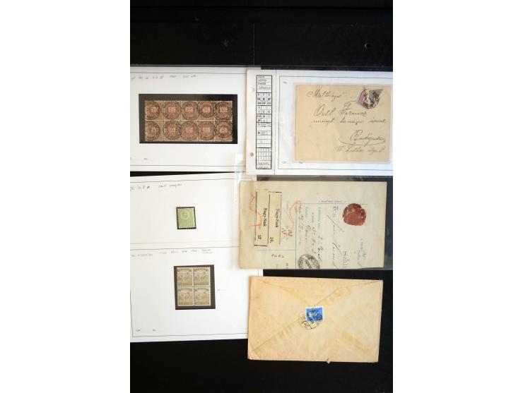 1871/1980 (ca.), postfrischer, ungebrauchter und gestempelter Bestand mit u.a. Mi.-Nr. 1 (1 ungebraucht, 7 gestempelt), 2 (3 