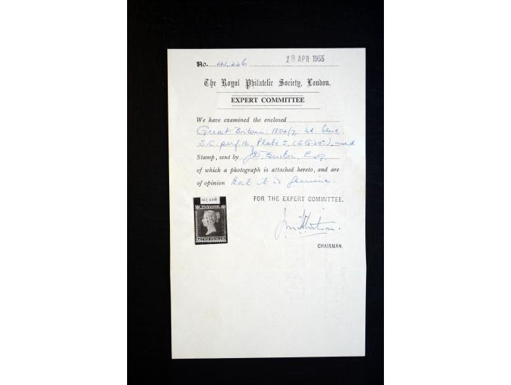 1854/70, Victoria ' line engraved ', sehr spezialisierte Sammlung, nach Platten gesammelt, mit vielen Einheiten und Briefen, 