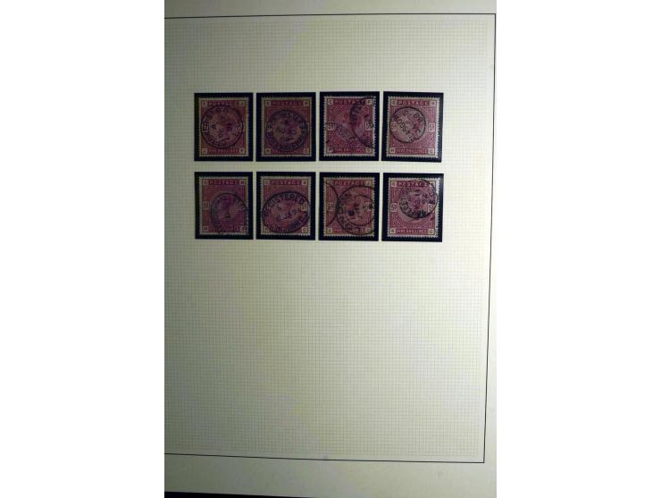 1855/92, Victoria surface-printed, gestempelte spezialisierte Sammlung (2 Werte ungebraucht) mit einigen schönen Briefen, dab