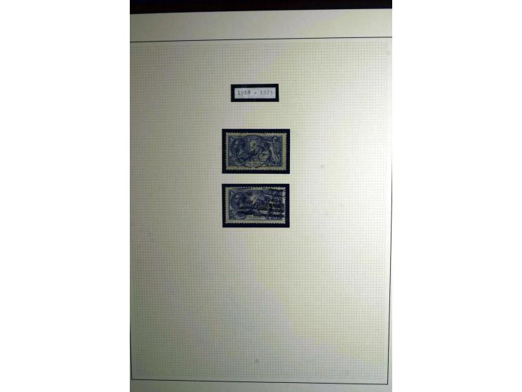 1912/51, George V und VI, ungebrauchte (teils postfrische) und gestempelte sehr schön spezialisierte Sammlung mit Schwerpunkt