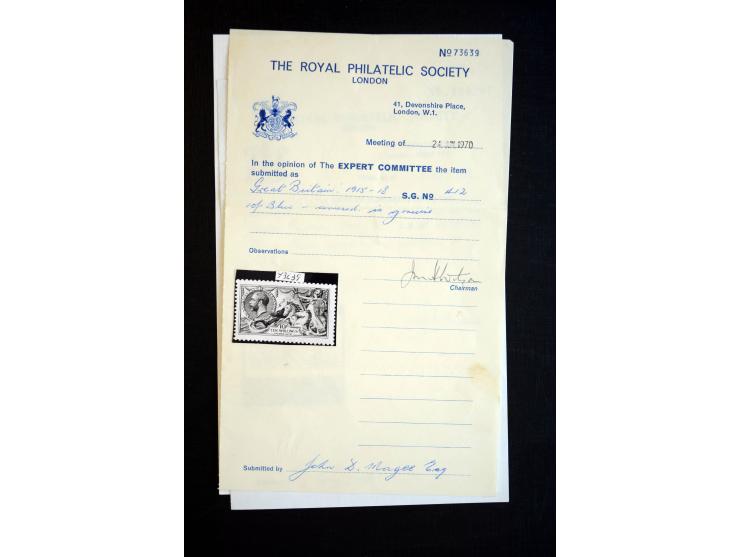 1912/51, George V und VI, ungebrauchte (teils postfrische) und gestempelte sehr schön spezialisierte Sammlung mit Schwerpunkt