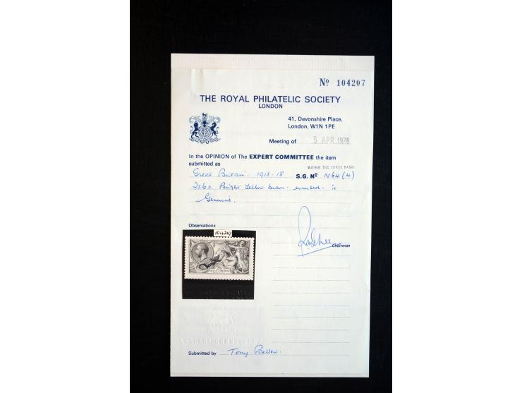 1912/51, George V und VI, ungebrauchte (teils postfrische) und gestempelte sehr schön spezialisierte Sammlung mit Schwerpunkt