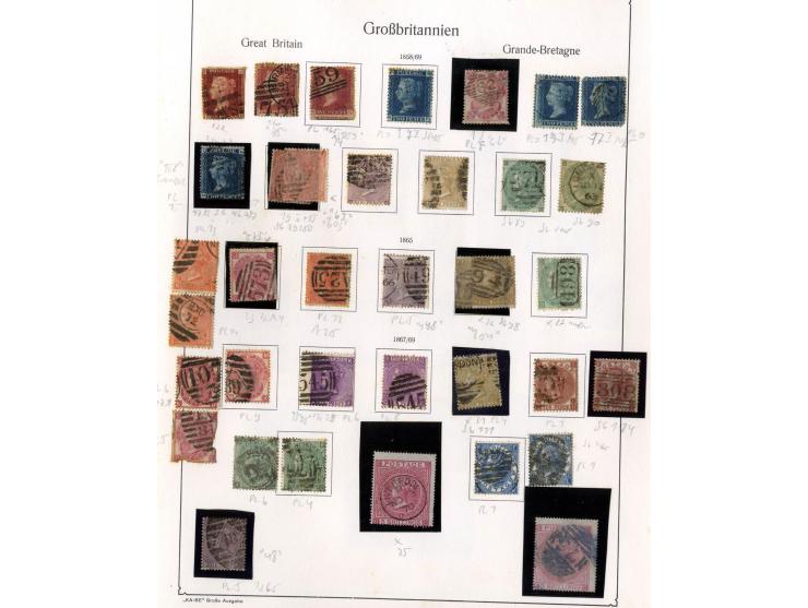 1840/1984, fast ausschließlich gestempelte Sammlung mit u.a. Mi.-NR. 1 (3), 2 (4), 5 (3), 6, 7, 35 (2), 49, 50, 54, 66, 67-69