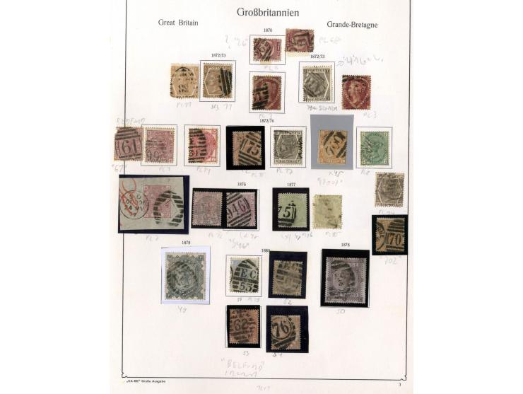 1840/1984, fast ausschließlich gestempelte Sammlung mit u.a. Mi.-NR. 1 (3), 2 (4), 5 (3), 6, 7, 35 (2), 49, 50, 54, 66, 67-69