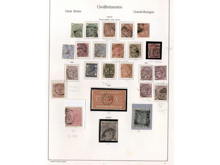 1840/1984, fast ausschließlich gestempelte Sammlung mit u.a. Mi.-NR. 1 (3), 2 (4), 5 (3), 6, 7, 35 (2), 49, 50, 54, 66, 67-69