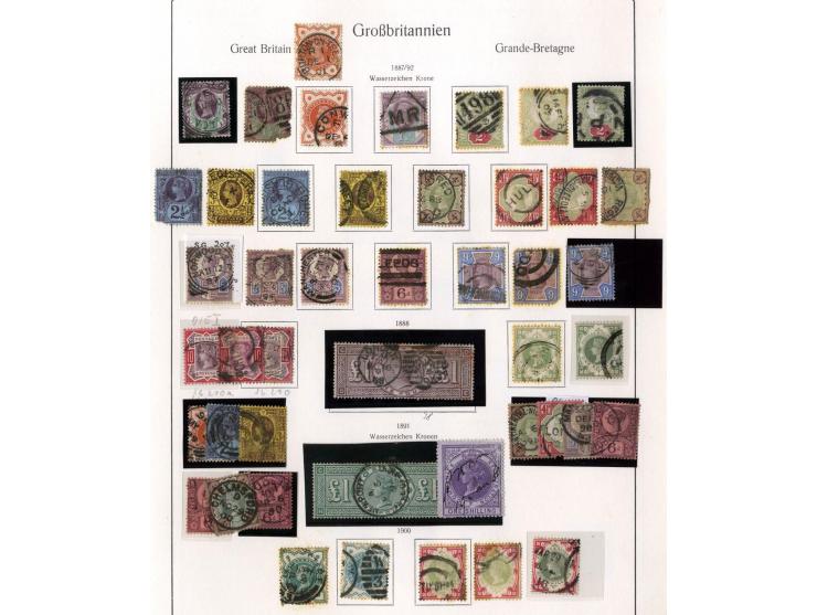 1840/1984, fast ausschließlich gestempelte Sammlung mit u.a. Mi.-NR. 1 (3), 2 (4), 5 (3), 6, 7, 35 (2), 49, 50, 54, 66, 67-69