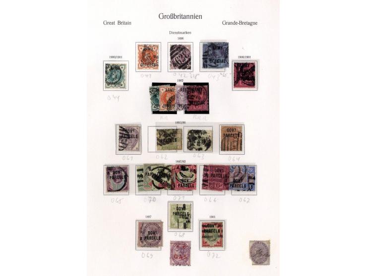 1840/1984, fast ausschließlich gestempelte Sammlung mit u.a. Mi.-NR. 1 (3), 2 (4), 5 (3), 6, 7, 35 (2), 49, 50, 54, 66, 67-69