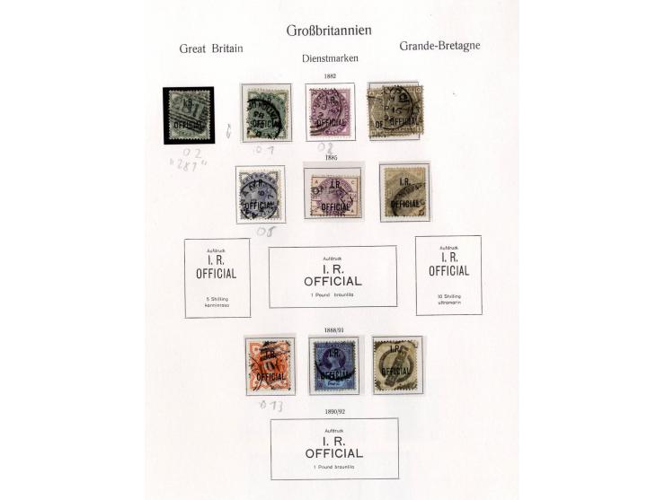 1840/1984, fast ausschließlich gestempelte Sammlung mit u.a. Mi.-NR. 1 (3), 2 (4), 5 (3), 6, 7, 35 (2), 49, 50, 54, 66, 67-69