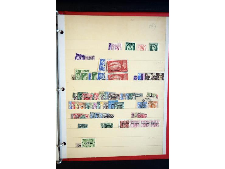 1840/1999, postfrischer, ungebrauchter und gestempelter Bestand mit vielen guten Ausgaben, dazu Porto, Lokalpost, Kanalinseln
