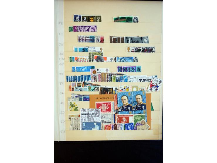 1840/1999, postfrischer, ungebrauchter und gestempelter Bestand mit vielen guten Ausgaben, dazu Porto, Lokalpost, Kanalinseln