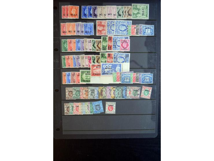 1840/1999, postfrischer, ungebrauchter und gestempelter Bestand mit vielen guten Ausgaben, dazu Porto, Lokalpost, Kanalinseln