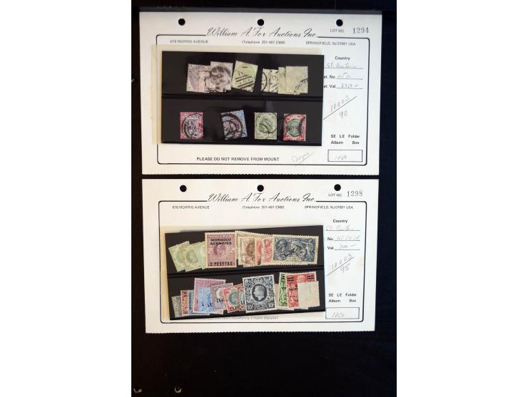 1840/1999, postfrischer, ungebrauchter und gestempelter Bestand mit vielen guten Ausgaben, dazu Porto, Lokalpost, Kanalinseln
