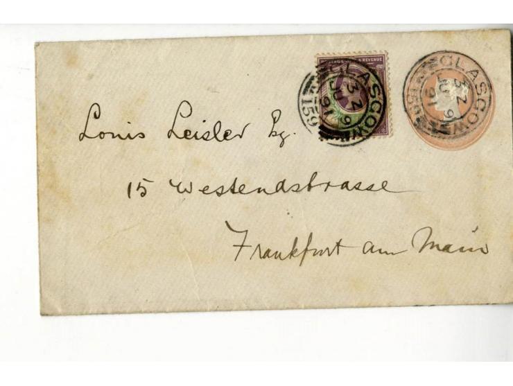1840/95 (ca.), rund 80 Briefe und Karten mit vielen interessanten Stücken, dabei Mi.-Nr. 1 (3) und Nr. 2, viel Auslandsbriefe