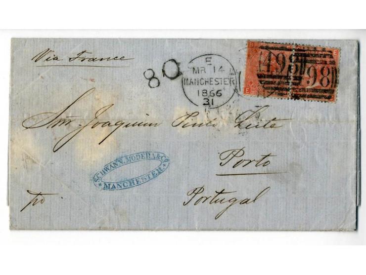 1840/95 (ca.), rund 80 Briefe und Karten mit vielen interessanten Stücken, dabei Mi.-Nr. 1 (3) und Nr. 2, viel Auslandsbriefe