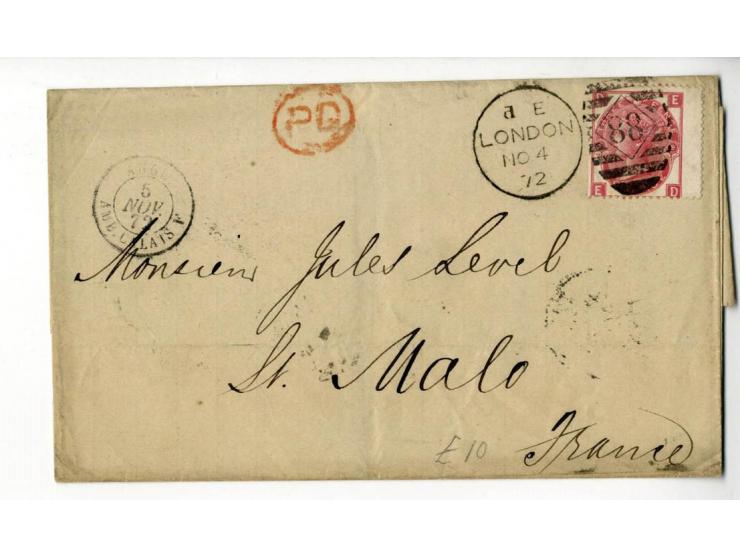 1840/95 (ca.), rund 80 Briefe und Karten mit vielen interessanten Stücken, dabei Mi.-Nr. 1 (3) und Nr. 2, viel Auslandsbriefe