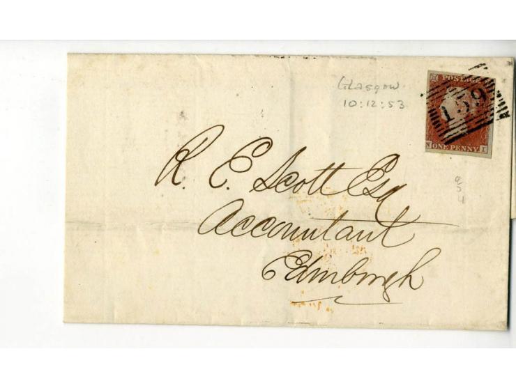 1840/95 (ca.), rund 80 Briefe und Karten mit vielen interessanten Stücken, dabei Mi.-Nr. 1 (3) und Nr. 2, viel Auslandsbriefe