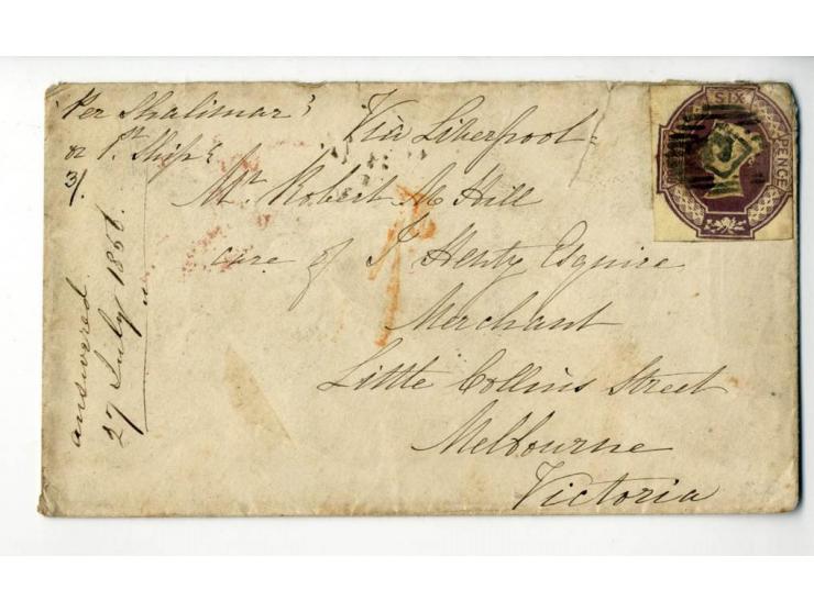 1840/95 (ca.), rund 80 Briefe und Karten mit vielen interessanten Stücken, dabei Mi.-Nr. 1 (3) und Nr. 2, viel Auslandsbriefe