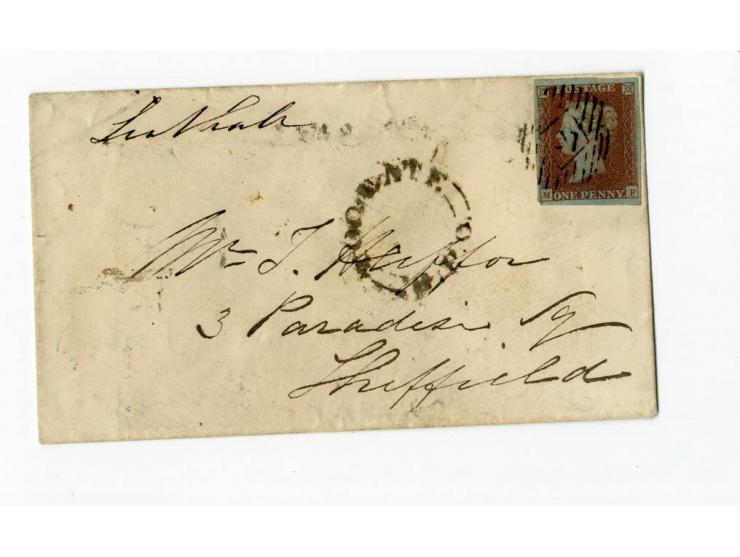 1840/95 (ca.), rund 80 Briefe und Karten mit vielen interessanten Stücken, dabei Mi.-Nr. 1 (3) und Nr. 2, viel Auslandsbriefe