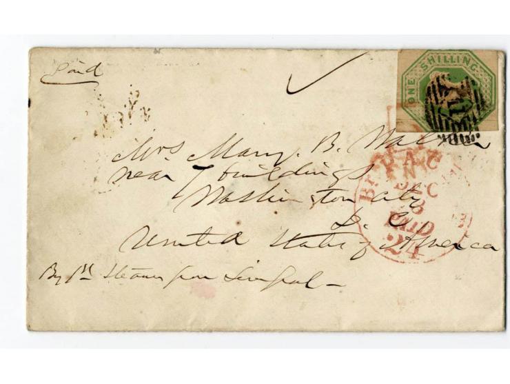 1840/95 (ca.), rund 80 Briefe und Karten mit vielen interessanten Stücken, dabei Mi.-Nr. 1 (3) und Nr. 2, viel Auslandsbriefe