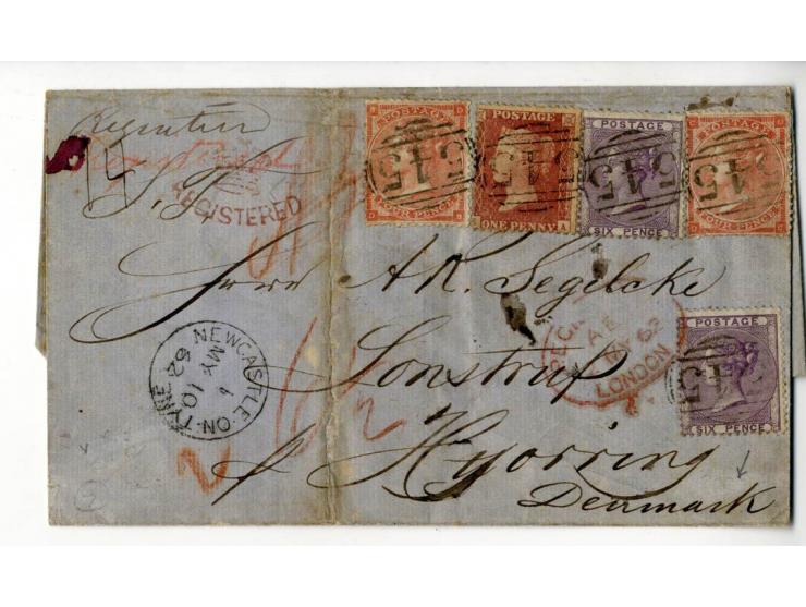 1840/95 (ca.), rund 80 Briefe und Karten mit vielen interessanten Stücken, dabei Mi.-Nr. 1 (3) und Nr. 2, viel Auslandsbriefe
