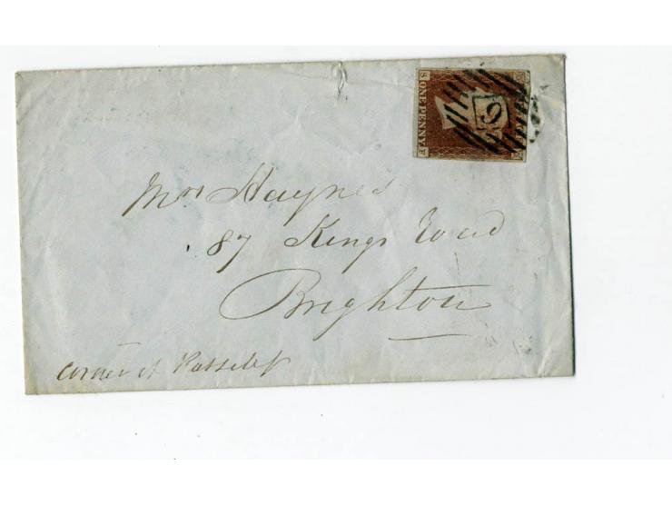 1840/95 (ca.), rund 80 Briefe und Karten mit vielen interessanten Stücken, dabei Mi.-Nr. 1 (3) und Nr. 2, viel Auslandsbriefe