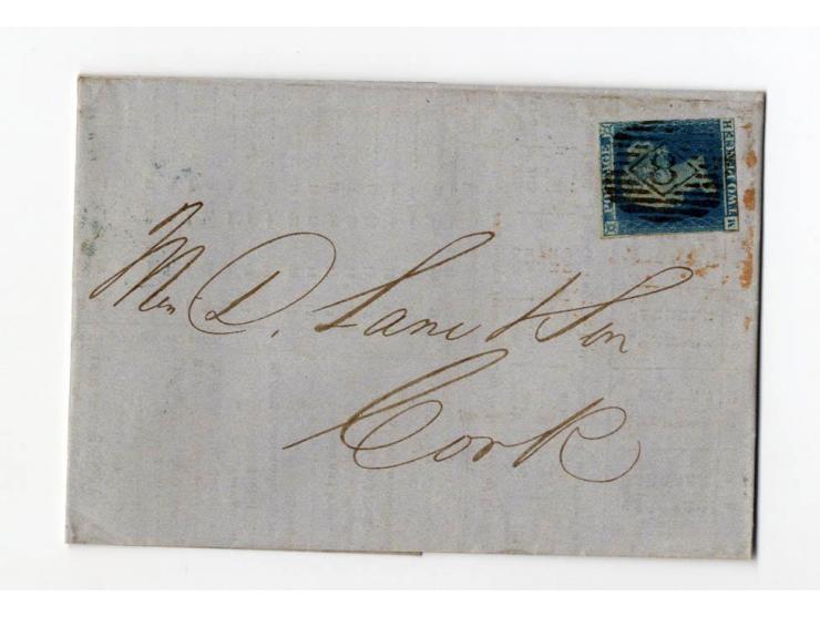 1840/95 (ca.), rund 80 Briefe und Karten mit vielen interessanten Stücken, dabei Mi.-Nr. 1 (3) und Nr. 2, viel Auslandsbriefe