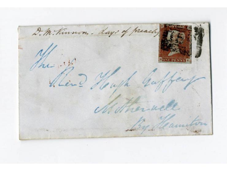 1840/95 (ca.), rund 80 Briefe und Karten mit vielen interessanten Stücken, dabei Mi.-Nr. 1 (3) und Nr. 2, viel Auslandsbriefe