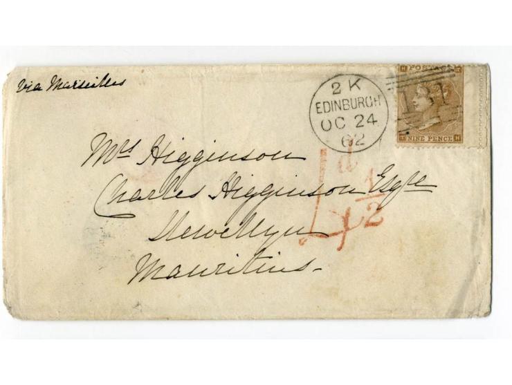 1840/95 (ca.), rund 80 Briefe und Karten mit vielen interessanten Stücken, dabei Mi.-Nr. 1 (3) und Nr. 2, viel Auslandsbriefe