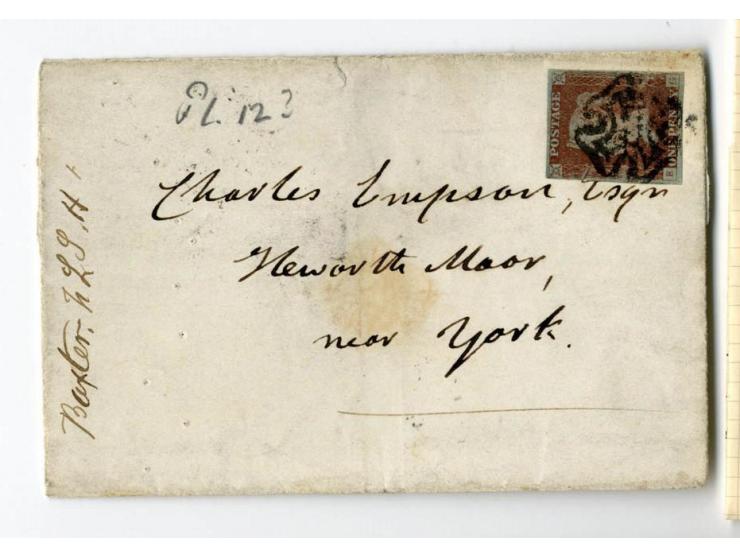 1840/95 (ca.), rund 80 Briefe und Karten mit vielen interessanten Stücken, dabei Mi.-Nr. 1 (3) und Nr. 2, viel Auslandsbriefe
