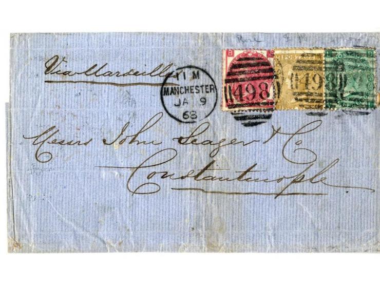 1840/95 (ca.), rund 80 Briefe und Karten mit vielen interessanten Stücken, dabei Mi.-Nr. 1 (3) und Nr. 2, viel Auslandsbriefe
