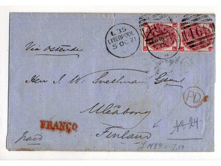 1840/95 (ca.), rund 80 Briefe und Karten mit vielen interessanten Stücken, dabei Mi.-Nr. 1 (3) und Nr. 2, viel Auslandsbriefe