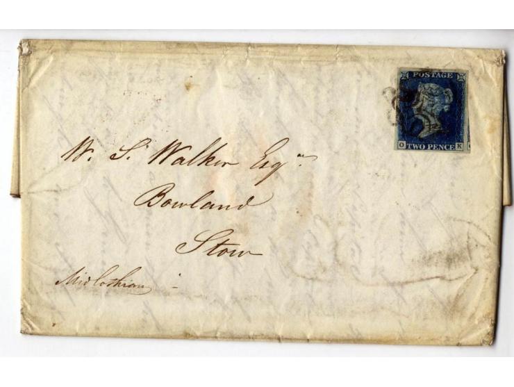 1840/95 (ca.), rund 80 Briefe und Karten mit vielen interessanten Stücken, dabei Mi.-Nr. 1 (3) und Nr. 2, viel Auslandsbriefe