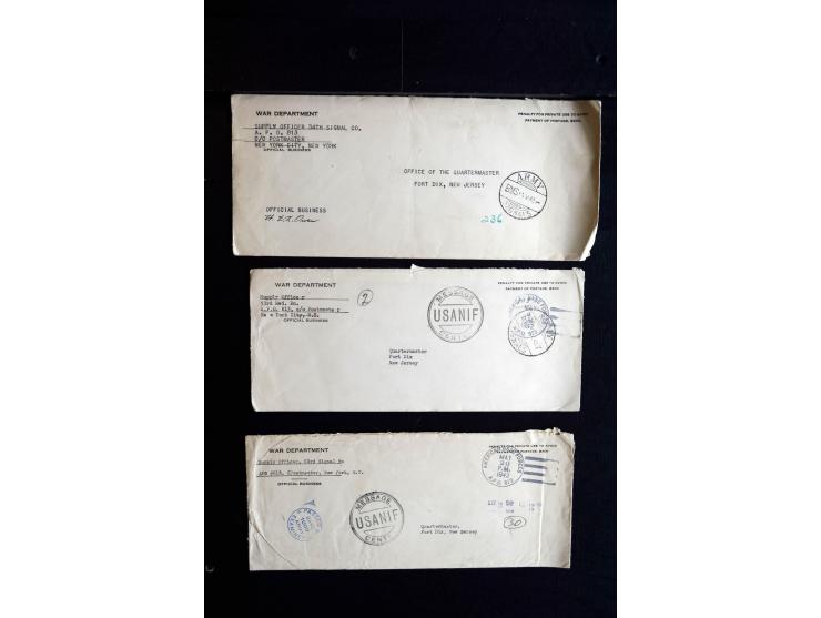 1914/45, Zensurpost I. und II. WK, einige hundert Briefe und Karten aus bzw. nach Großbritannien, dabei Feldpost, R-Briefe, v