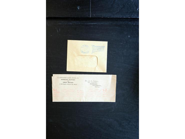 1914/45, Zensurpost I. und II. WK, einige hundert Briefe und Karten aus bzw. nach Großbritannien, dabei Feldpost, R-Briefe, v