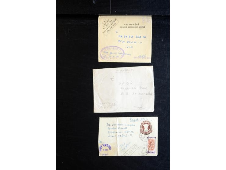 1915/60 (ca.), interessanter Posten mit englischer Feld- und Zensurpost ab dem I. WK mit vielen verschiedenen Zensuren, dabei