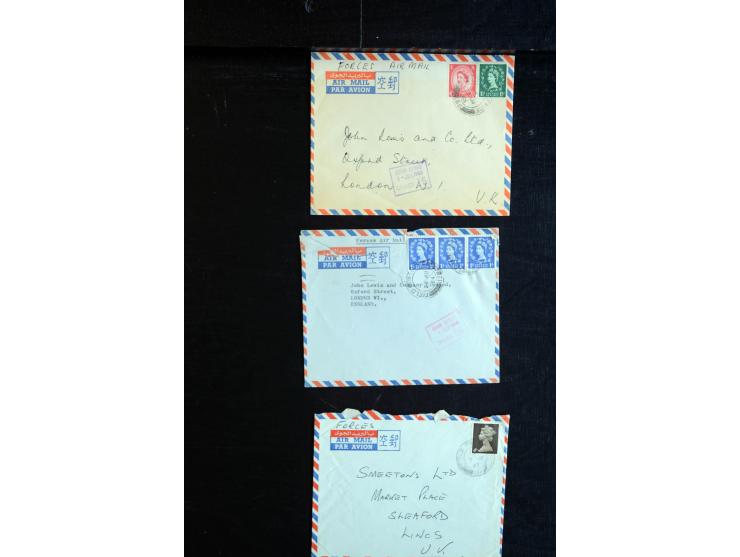1915/60 (ca.), interessanter Posten mit englischer Feld- und Zensurpost ab dem I. WK mit vielen verschiedenen Zensuren, dabei