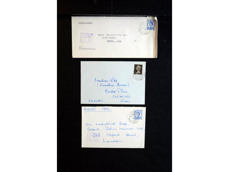 1915/60 (ca.), interessanter Posten mit englischer Feld- und Zensurpost ab dem I. WK mit vielen verschiedenen Zensuren, dabei