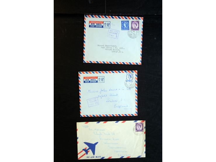 1915/60 (ca.), interessanter Posten mit englischer Feld- und Zensurpost ab dem I. WK mit vielen verschiedenen Zensuren, dabei