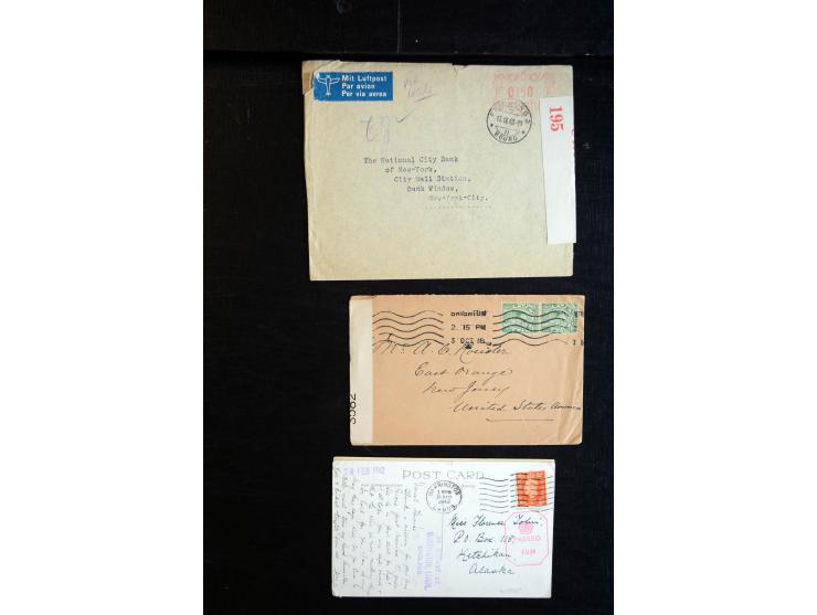 1915/60 (ca.), interessanter Posten mit englischer Feld- und Zensurpost ab dem I. WK mit vielen verschiedenen Zensuren, dabei