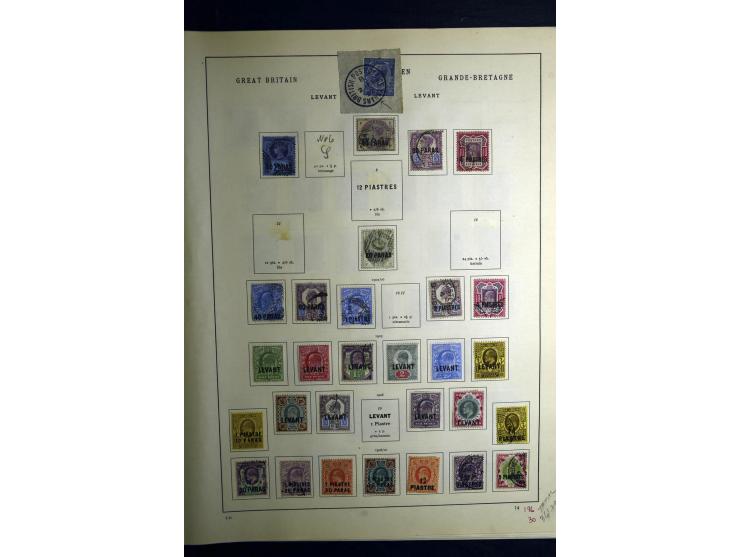 1850/1930, schöne meist gestempelte Sammlung, dabei Großbritannien mit besseren, Dienstmarken mit u.a. Mi.-Nr. 15, 24, 25, 60